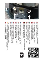 Krańcówka lewa, góra - dół, QR