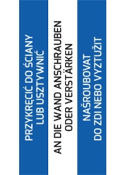 Przykręcić do ściany