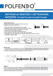 Instrukcja montażu napędów KraftMaster