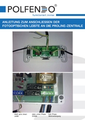 ANLEITUNG ZUM ANSCHLIESSEN DER FOTOOPTISCHEN LEISTE