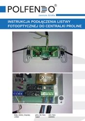 Instrukcja podłączenia listwy fotooptycznej