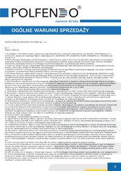 Ogólne warunki sprzedaży