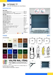 Verkstadsporten INTENSE 77